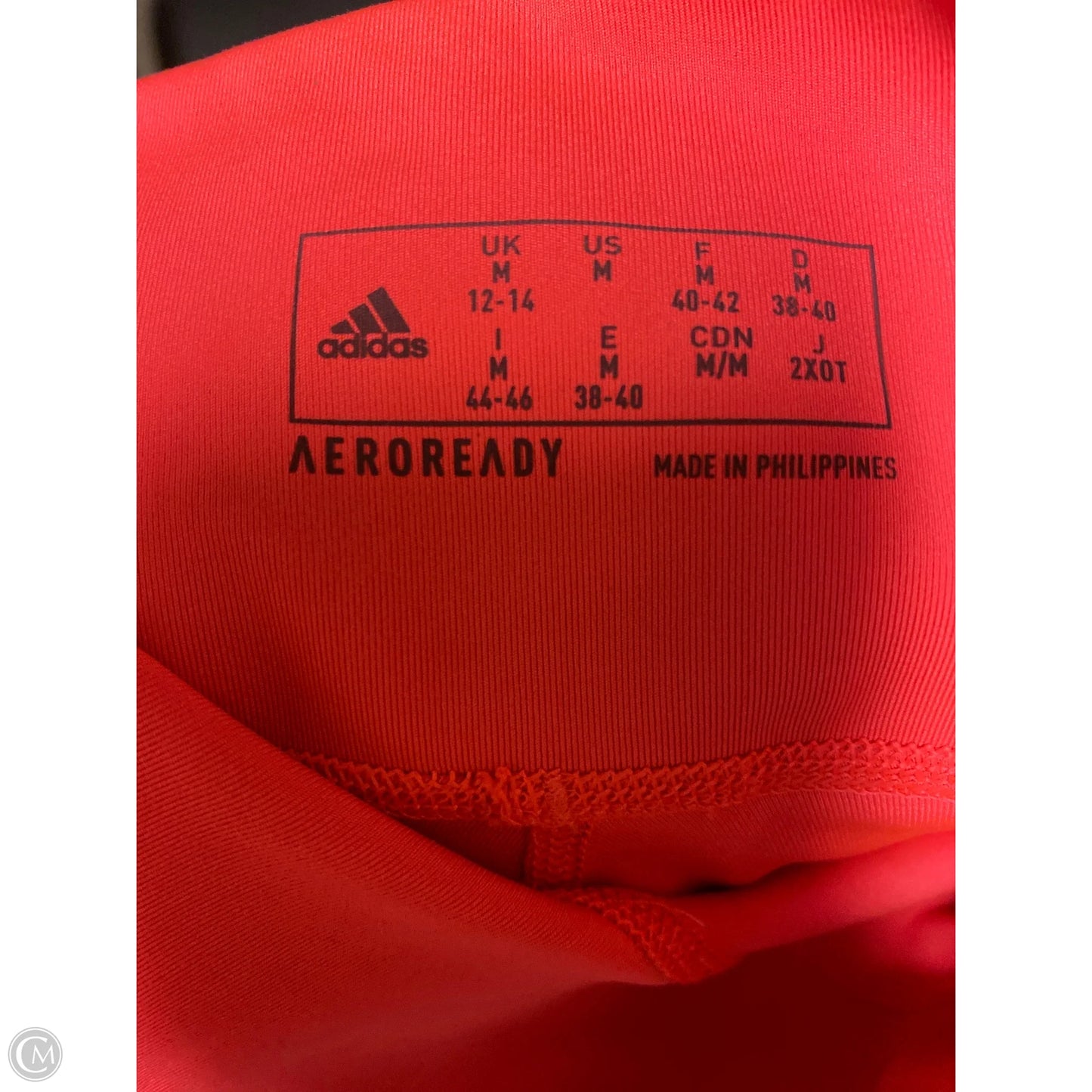 Athletic Leggings Capris By Adidas In Pink, Size: M