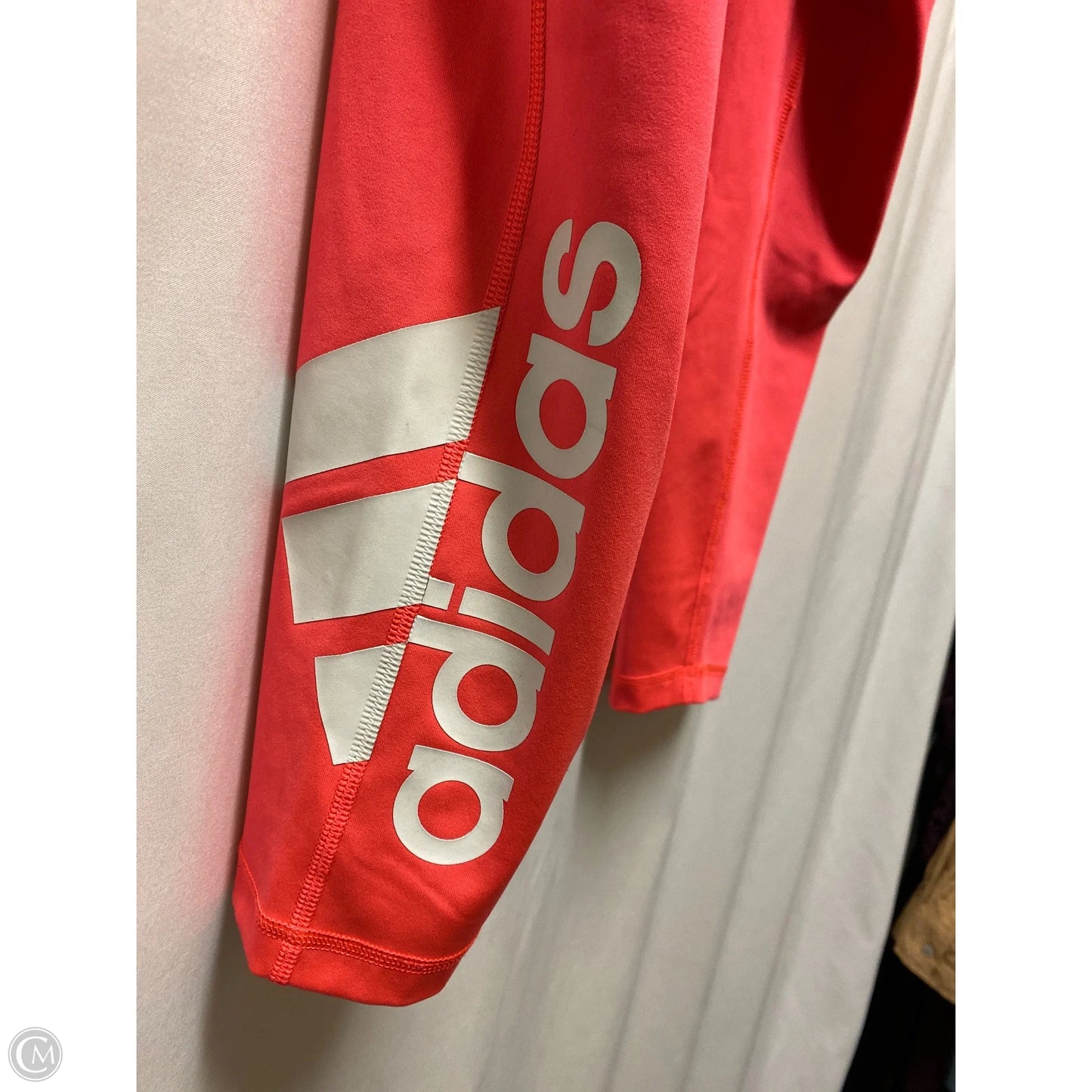 Athletic Leggings Capris By Adidas In Pink, Size: M