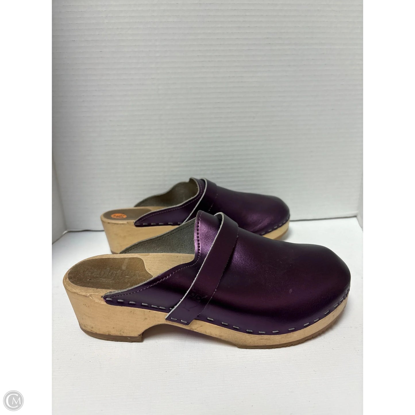 Shoes Heels Block By Clothes Mentor In Purple, Size: 8.5