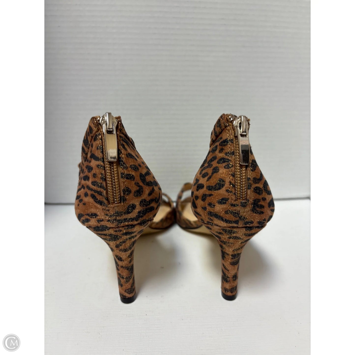 Shoes Heels Kitten By Alex Marie In Animal Print, Size: 9.5