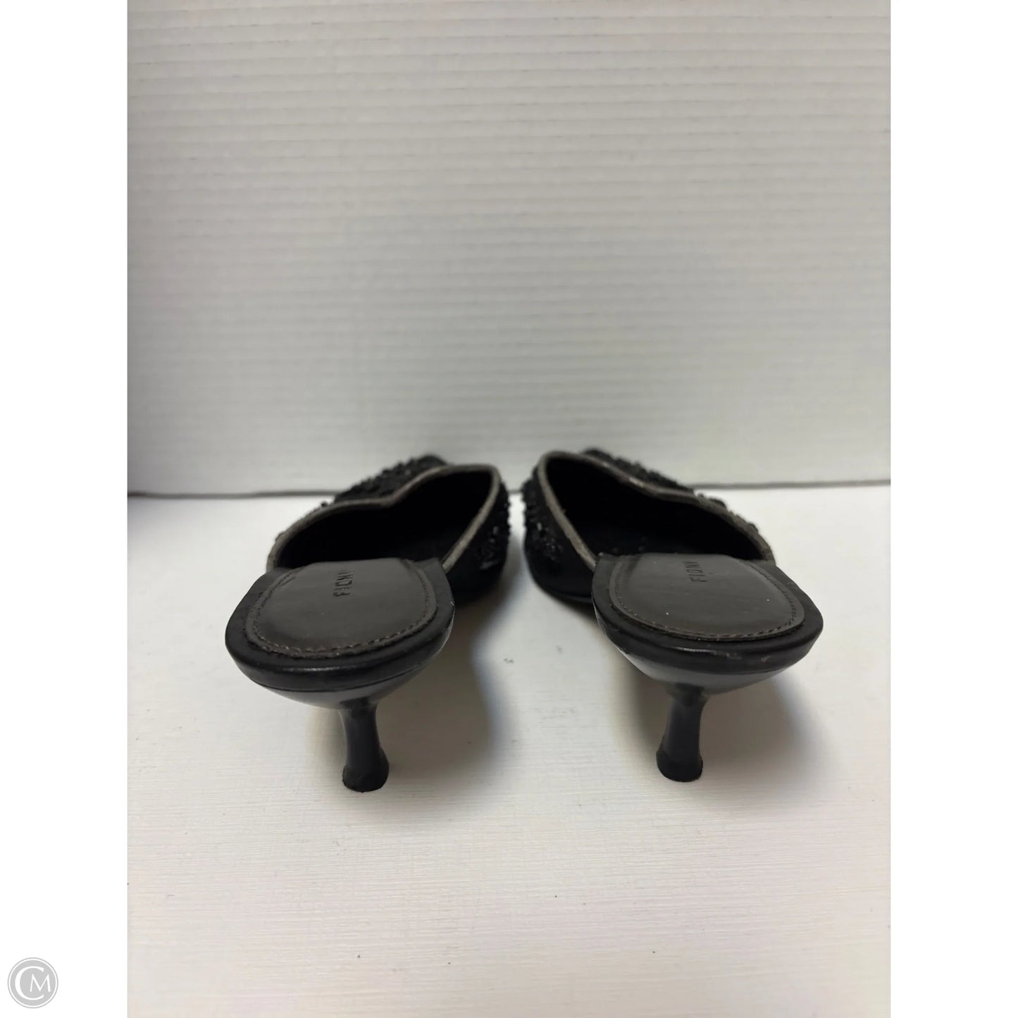 Shoes Heels Kitten By Fioni In Black, Size: 6