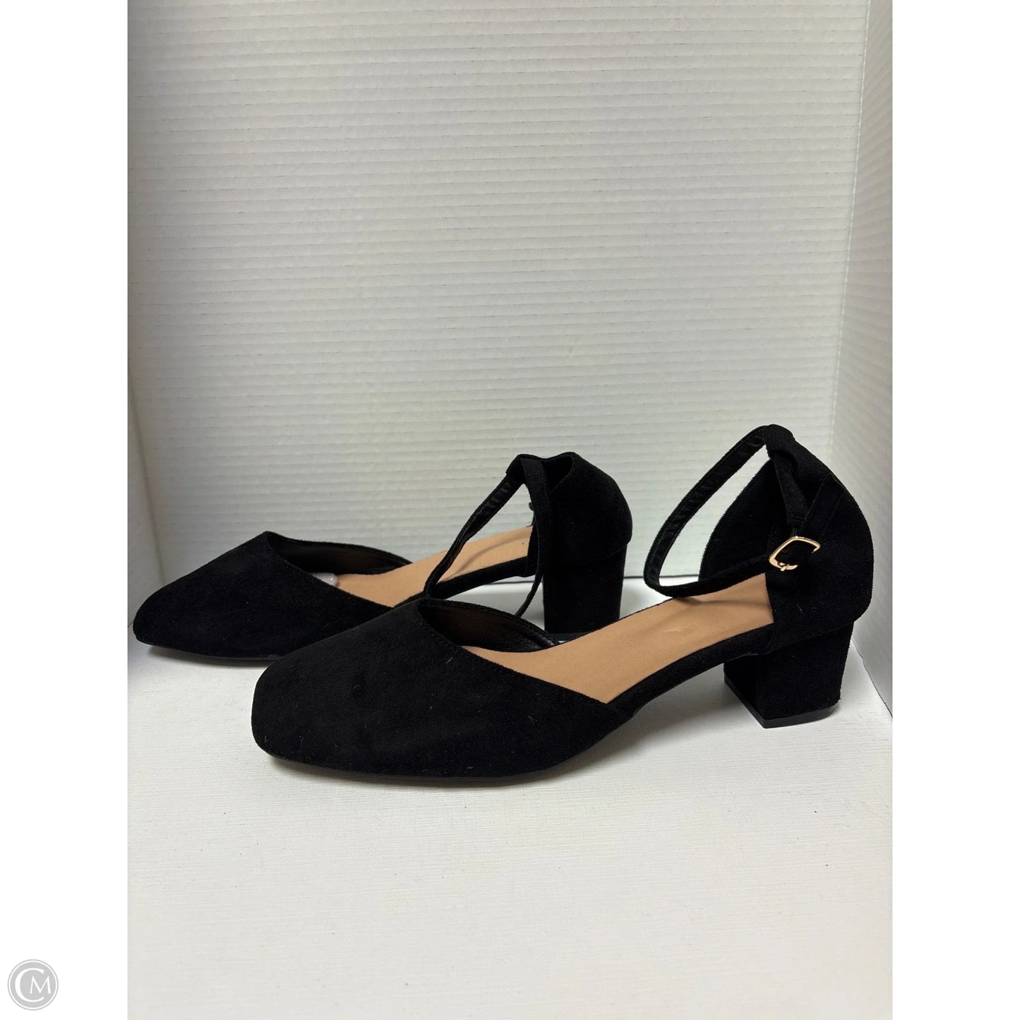 Shoes Heels Block By Clothes Mentor In Black, Size: 12