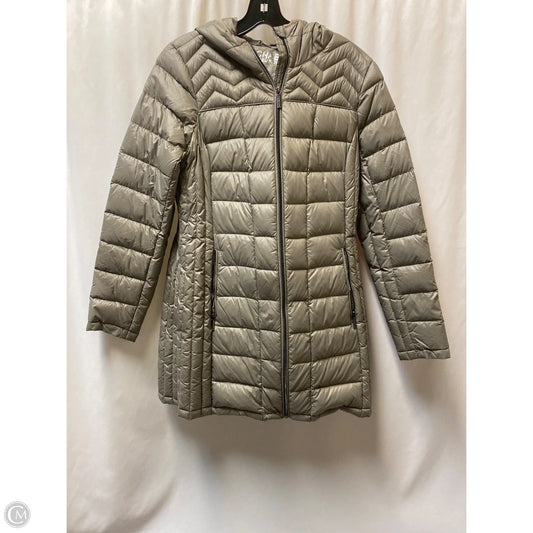 Coat Puffer & Quilted By Michael By Michael Kors In Grey, Size: M