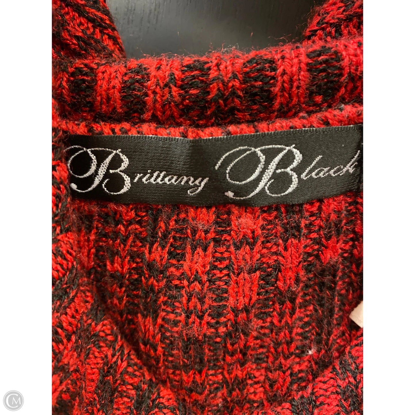 Sweater Cardigan By Brittany Black In Red, Size: Xl