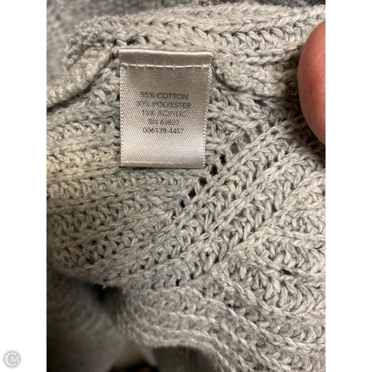 Sweater By Christopher And Banks In Grey, Size: M