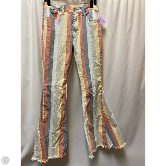 Jeans Boot Cut By Clothes Mentor In White, Size: L