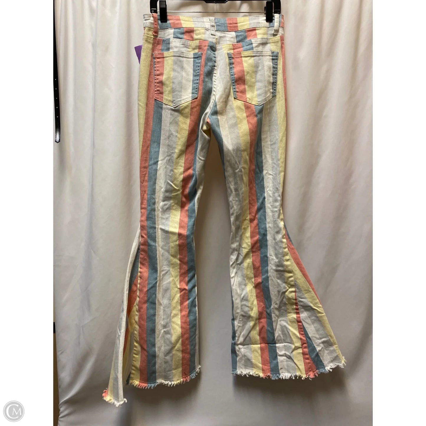 Jeans Boot Cut By Clothes Mentor In White, Size: L