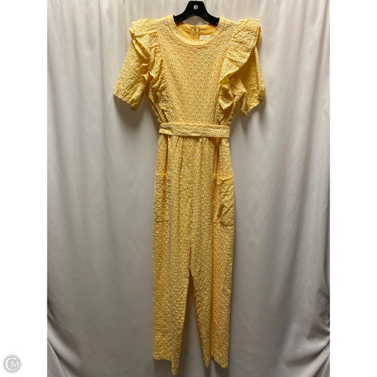 Jumpsuit By Clothes Mentor In Yellow, Size: L