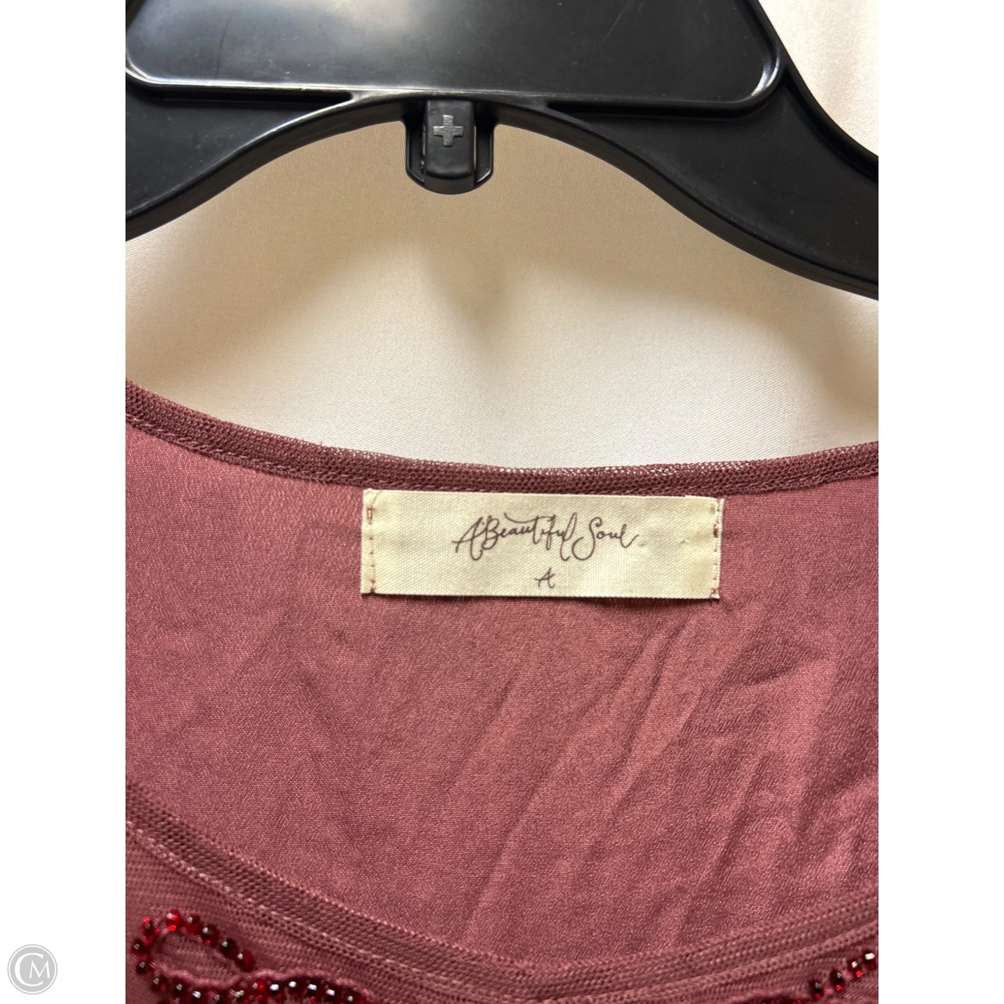 Dress Casual Midi By Clothes Mentor In Maroon, Size: 2x