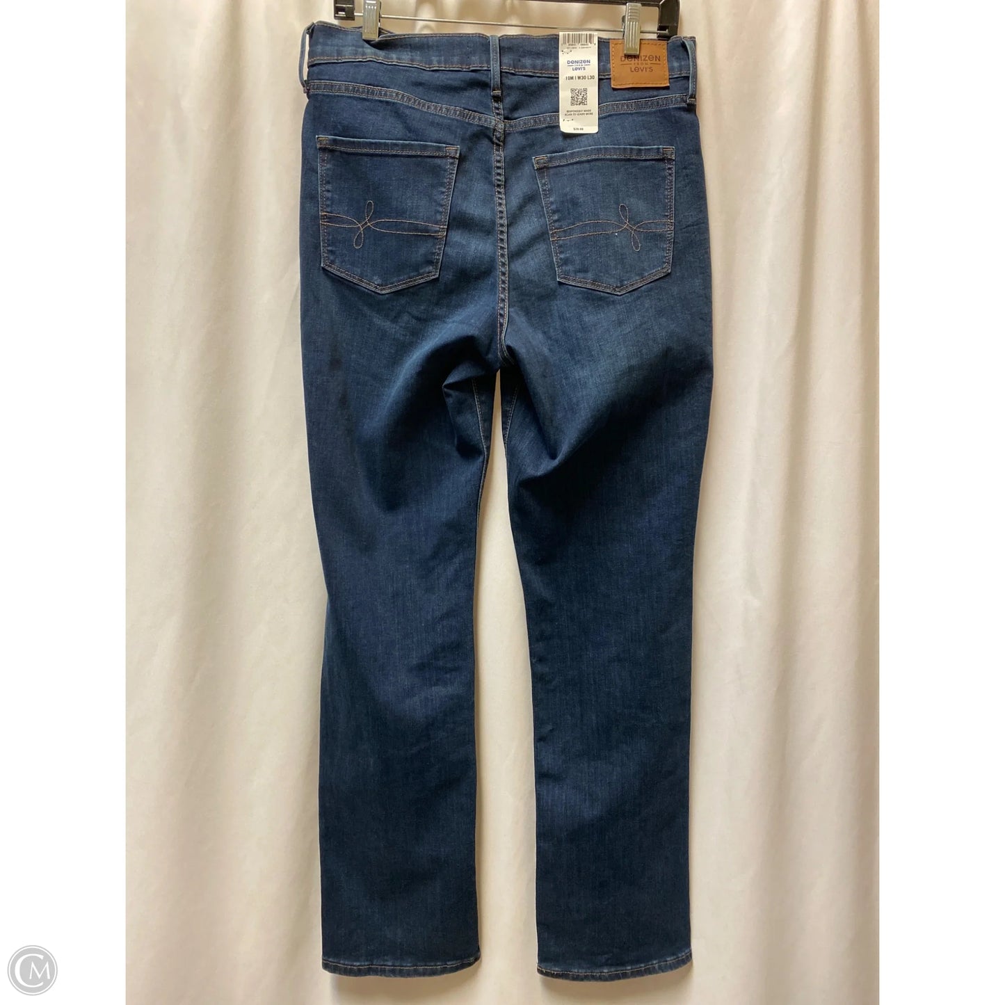 Jeans Straight By Levis In Navy, Size: 10