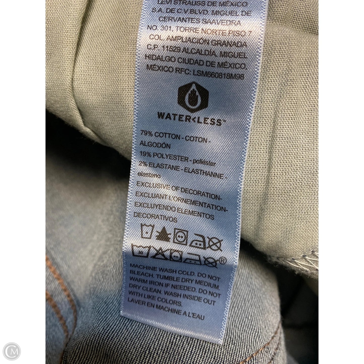 Jeans Straight By Levis In Navy, Size: 10