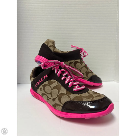 Shoes Designer By Coach In Pink, Size: 8.5