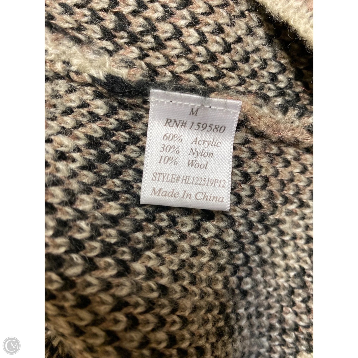 Sweater By Pink Lily In Black, Size: M