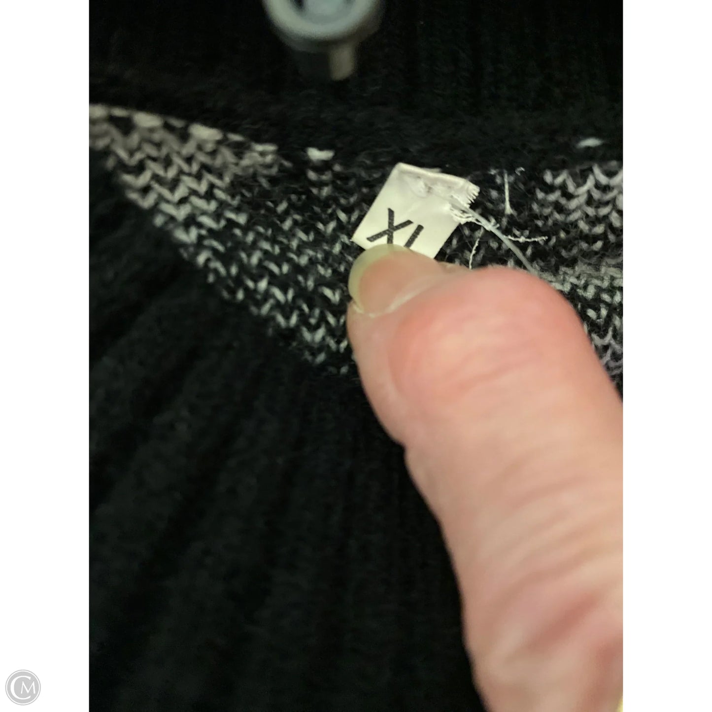 Sweater By Clothes Mentor In Black, Size: Xl