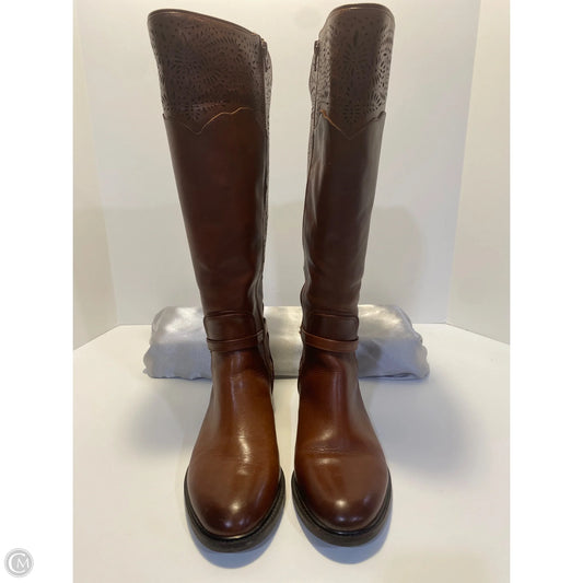 Boots Mid-calf Flats By Gianni Bini In Brown, Size: 9