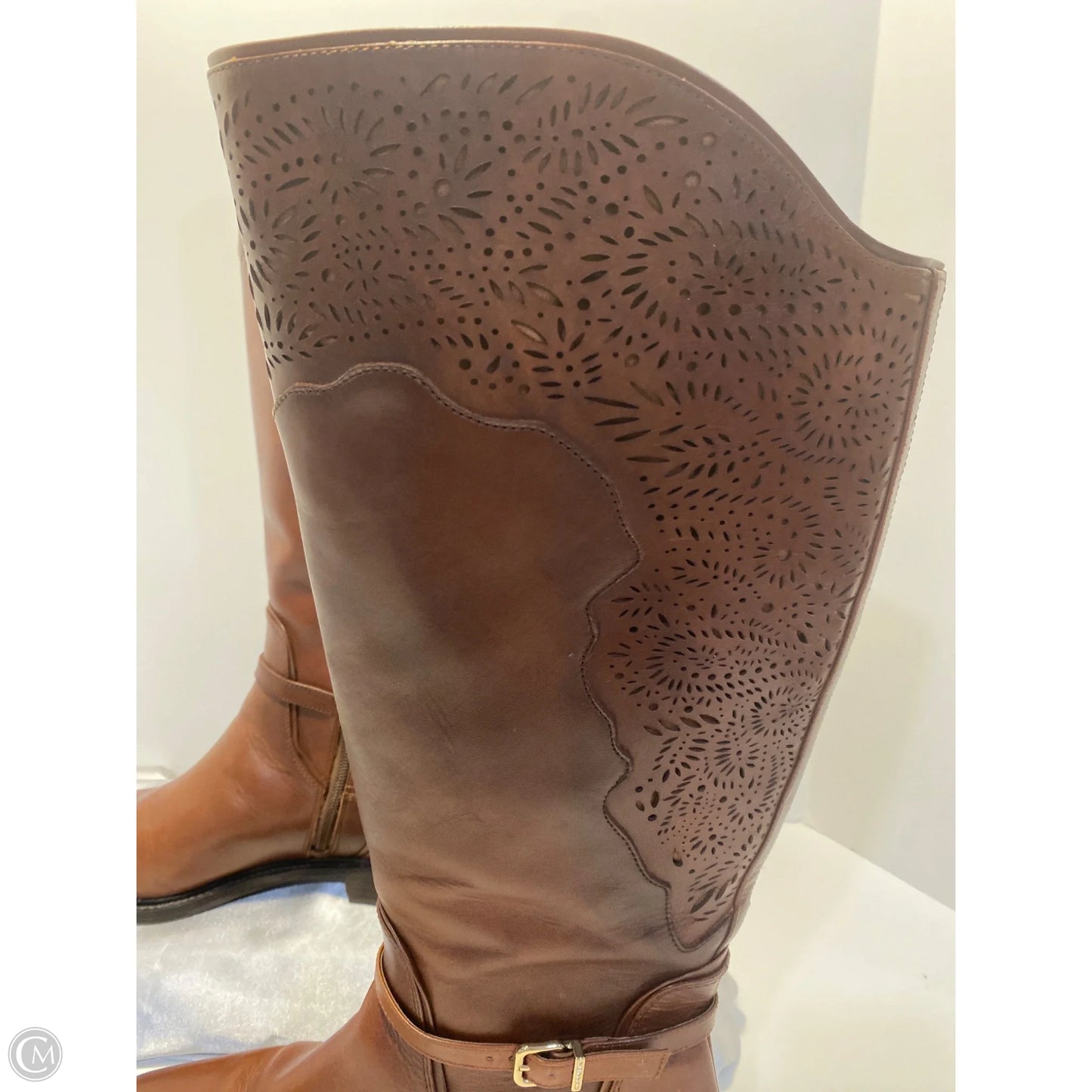 Boots Mid-calf Flats By Gianni Bini In Brown, Size: 9
