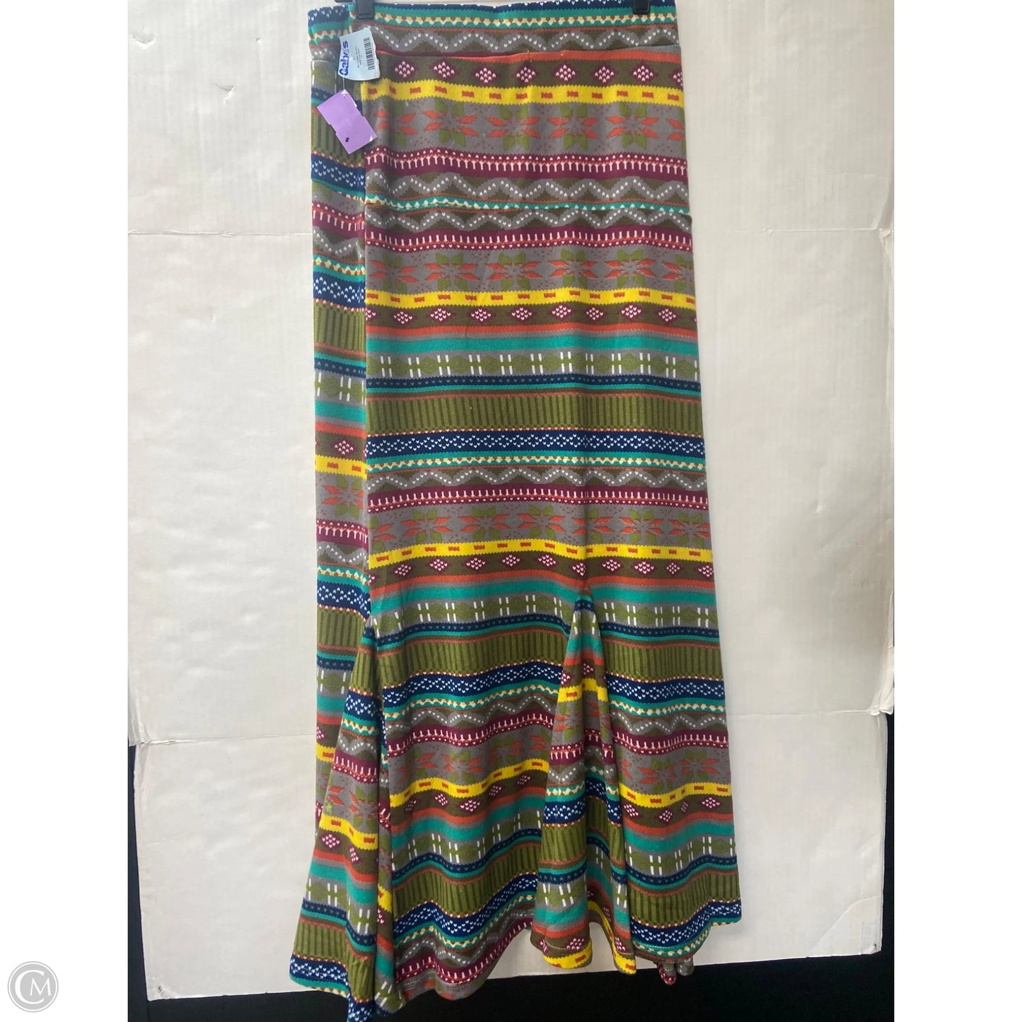 Skirt Maxi By Poof In Green, Size: L