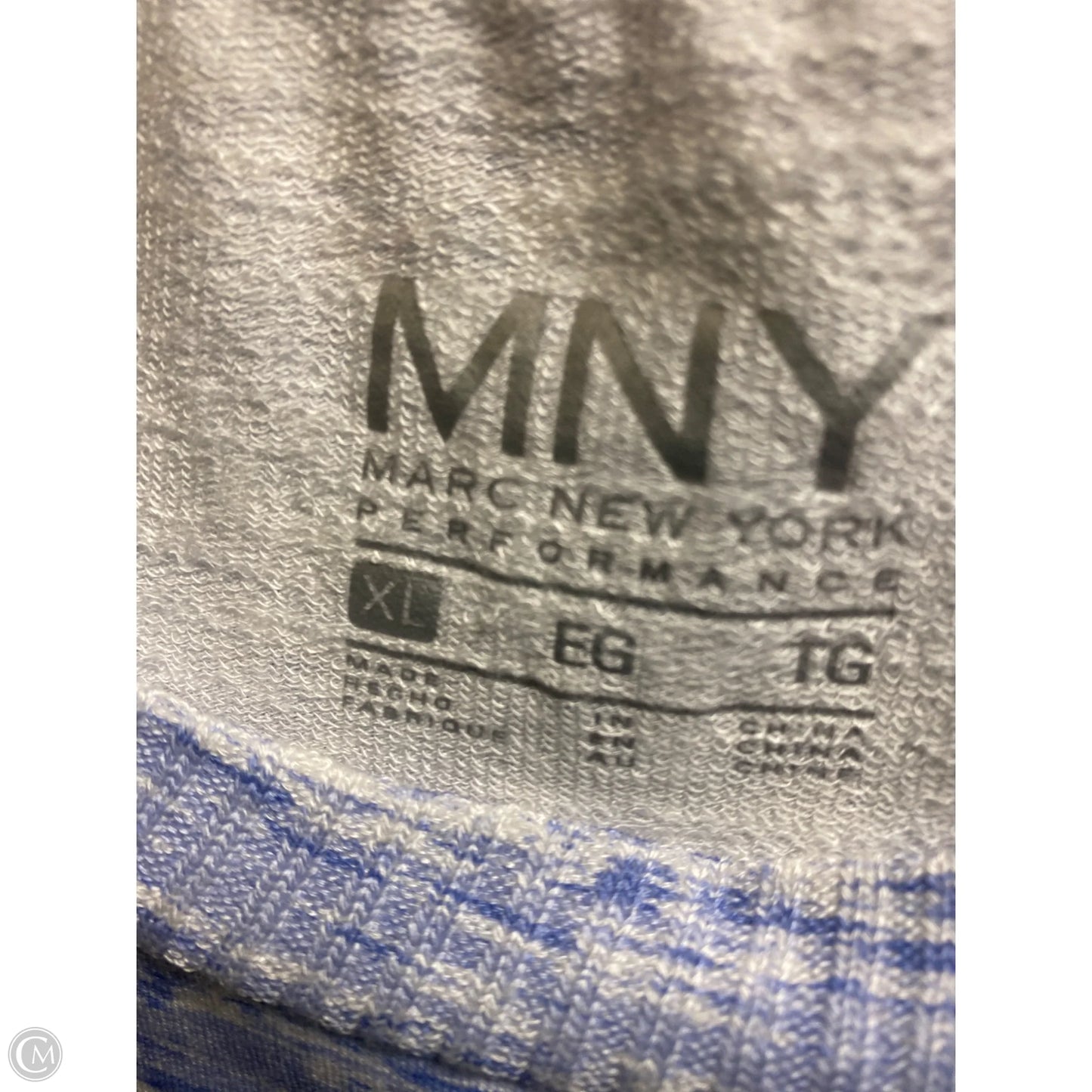 Top Long Sleeve By Marc New York In Blue, Size: Xl
