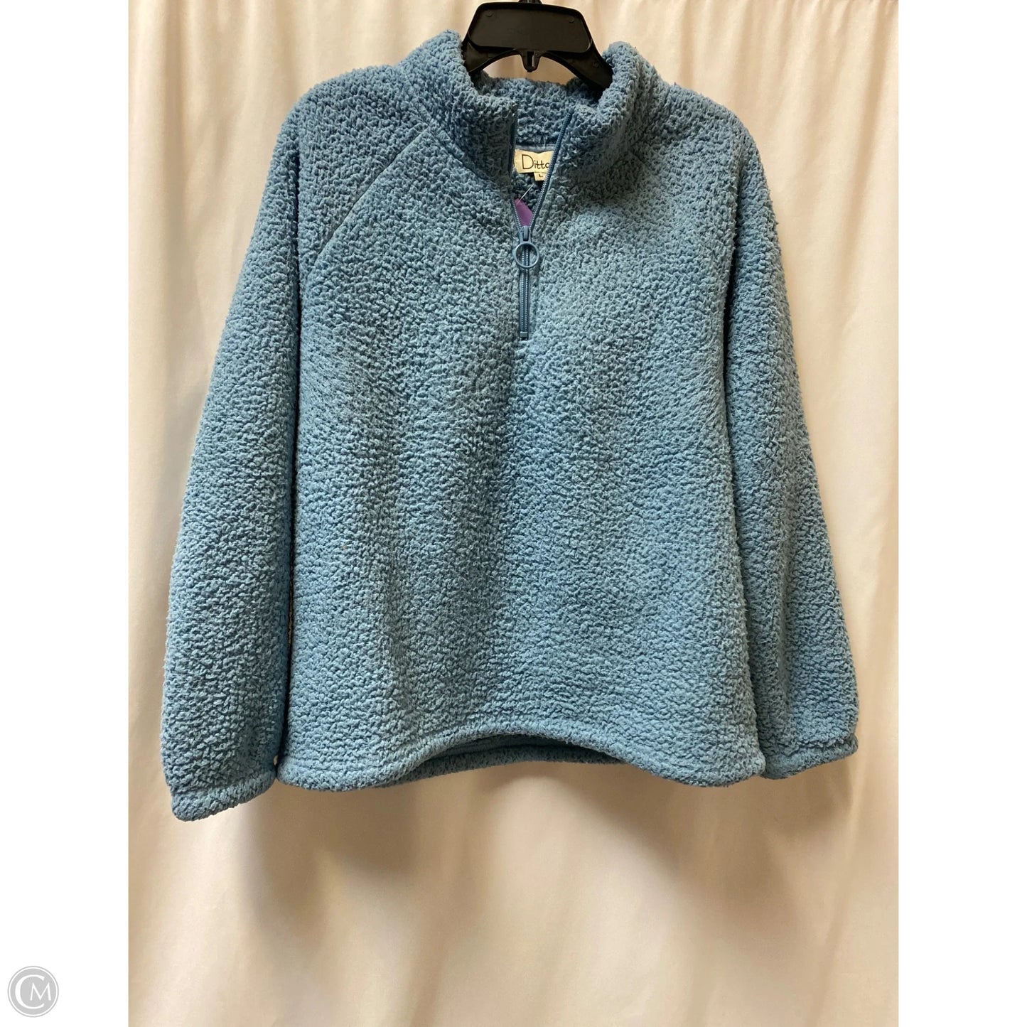 Sweater By Clothes Mentor In Blue, Size: L