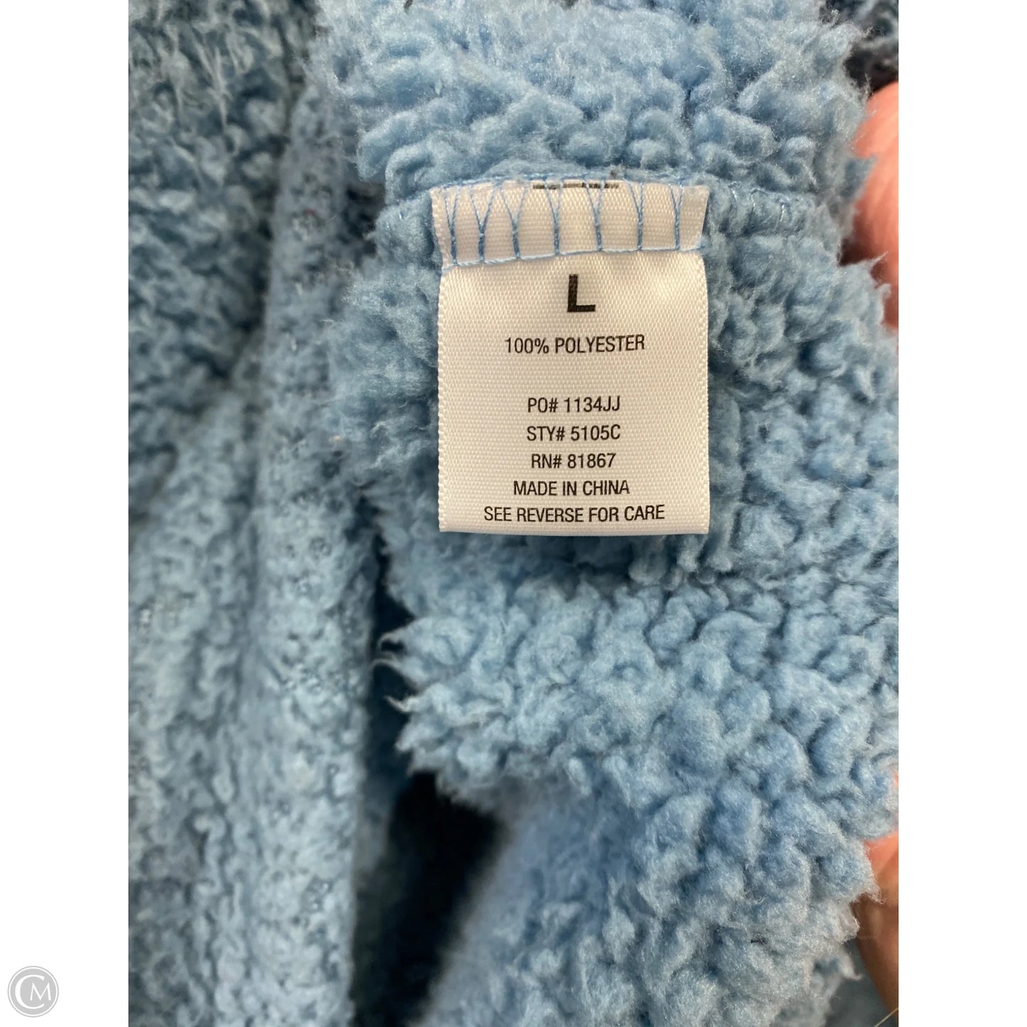 Sweater By Clothes Mentor In Blue, Size: L