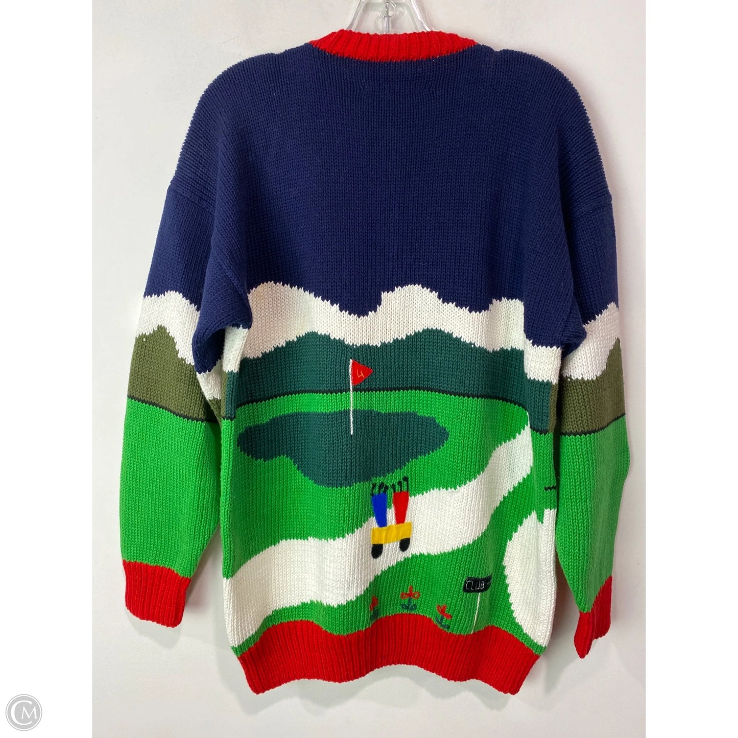 Sweater By Clothes Mentor In Blue, Size: 1x