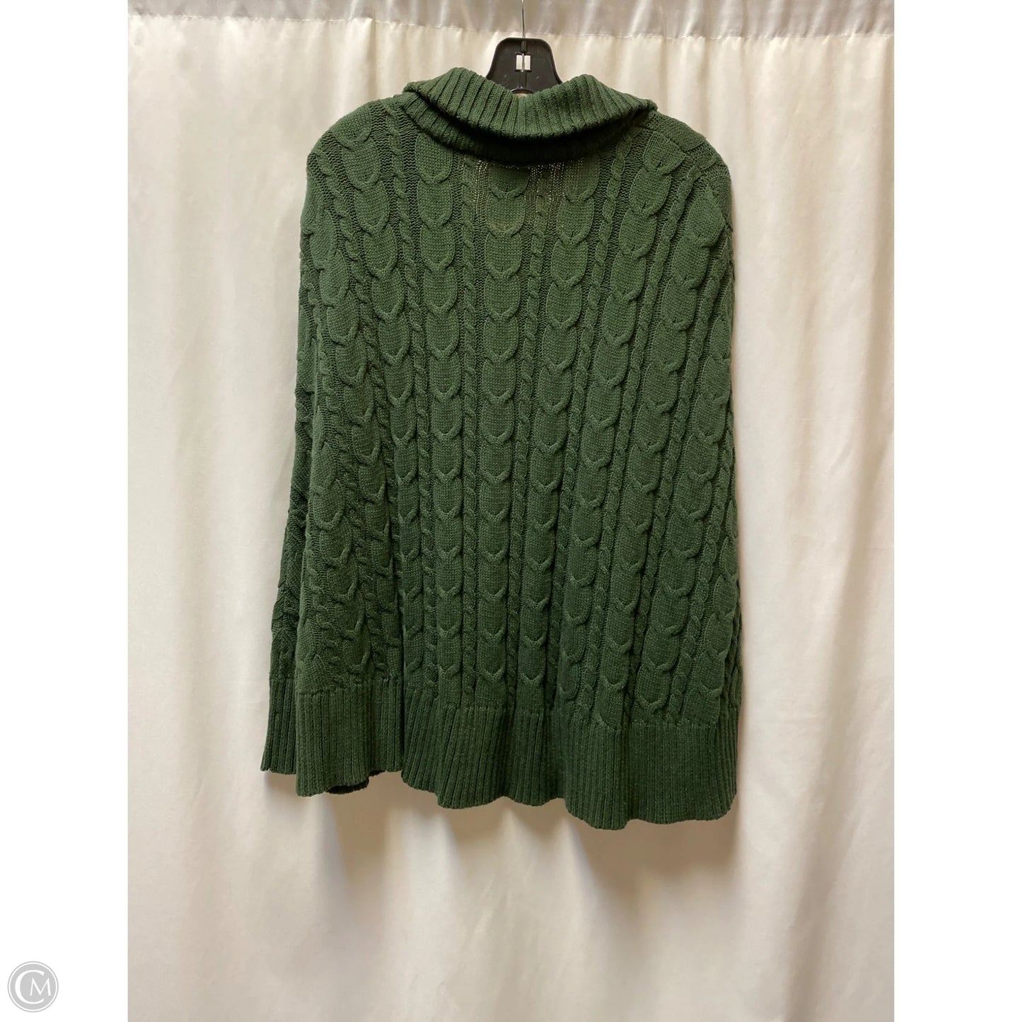 Sweater Cardigan By Clothes Mentor In Green, Size: S