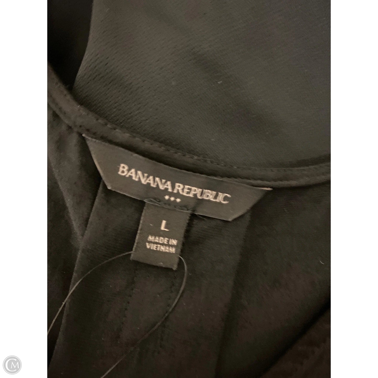 Top Sleeveless By Banana Republic In Black, Size: L