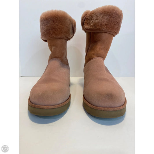 Boots Designer By Ugg In Pink, Size: 8