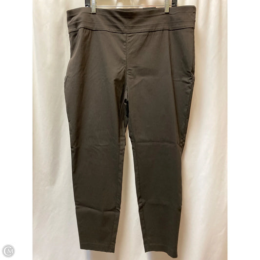 Pants Dress By Style And Company In Brown, Size: Xxl