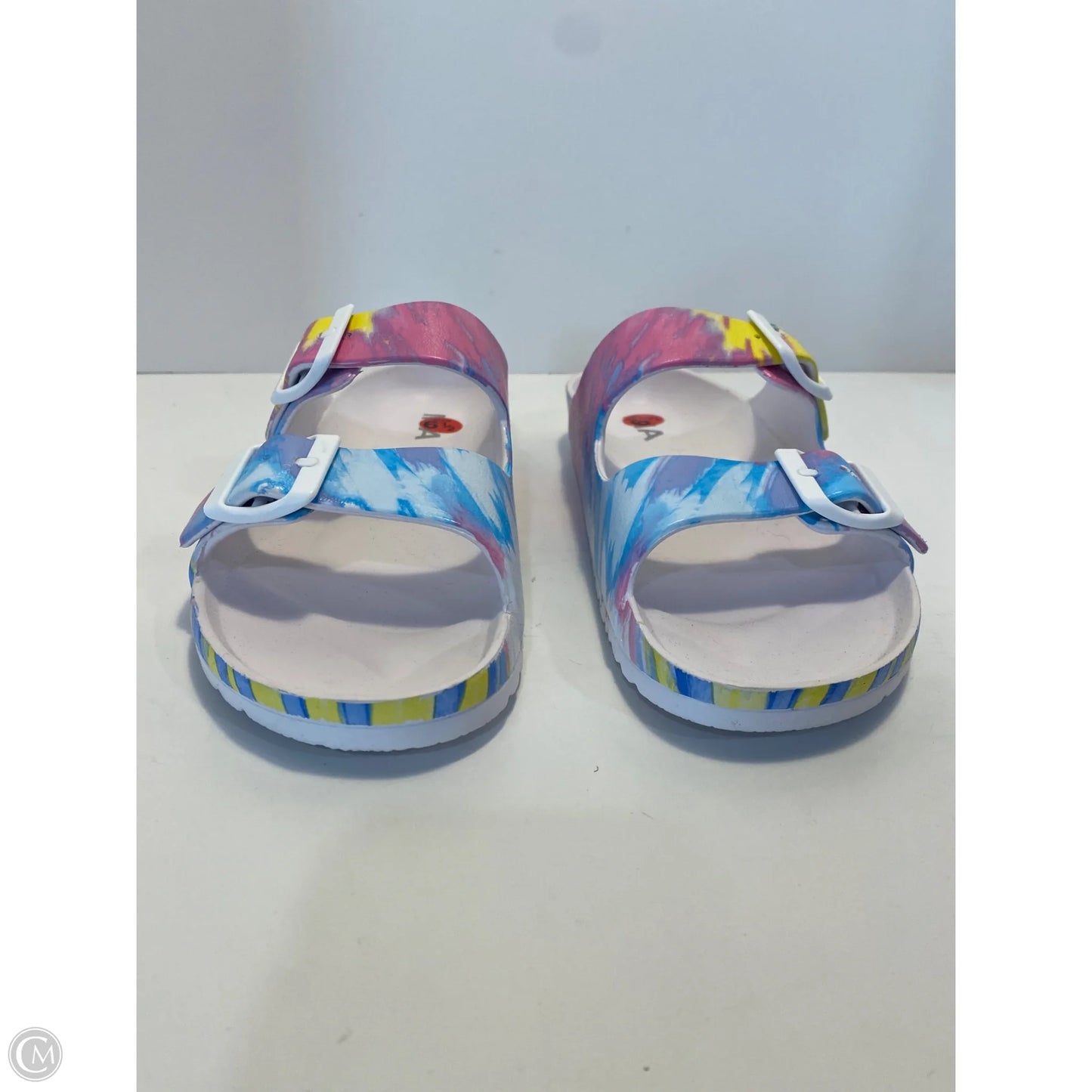 Sandals Flats By Mia In Rainbow Print, Size: 6.5