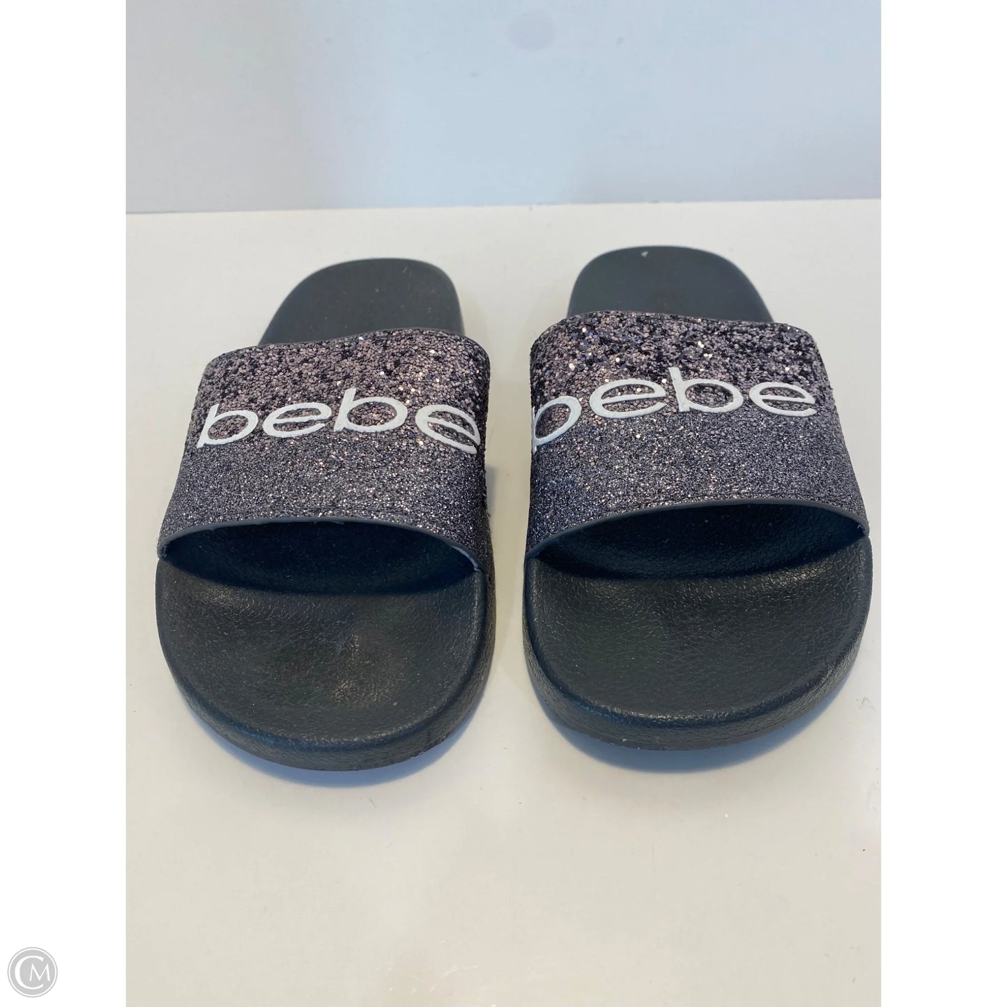 Sandals Flats By Bebe In Grey, Size: 8