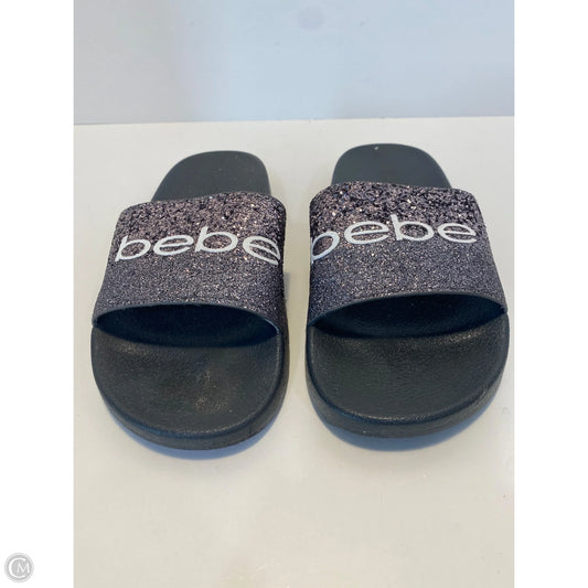 Sandals Flats By Bebe In Grey, Size: 8
