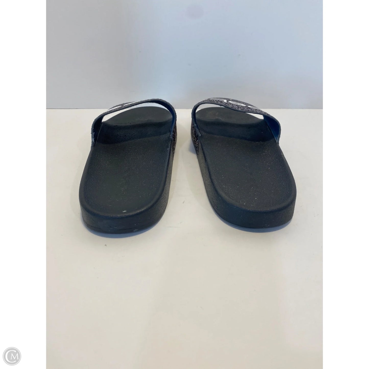 Sandals Flats By Bebe In Grey, Size: 8