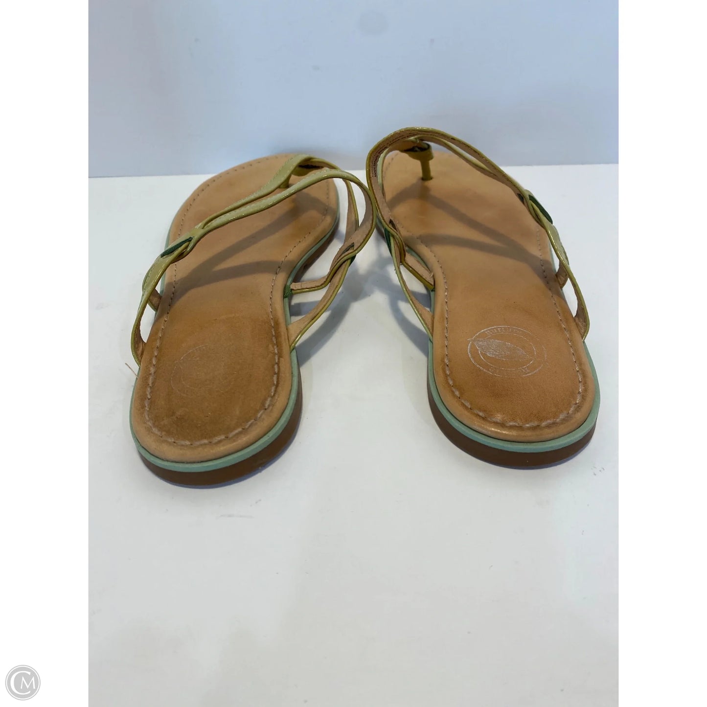 Sandals Flip Flops By Nurture In Lime, Size: 9