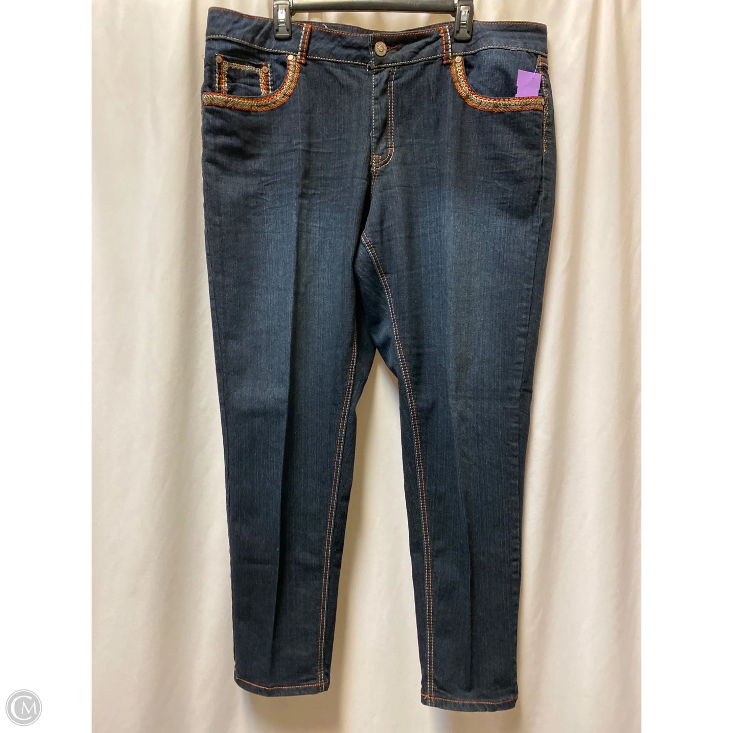 Jeans Straight By Vintageharlem In Navy, Size: 24