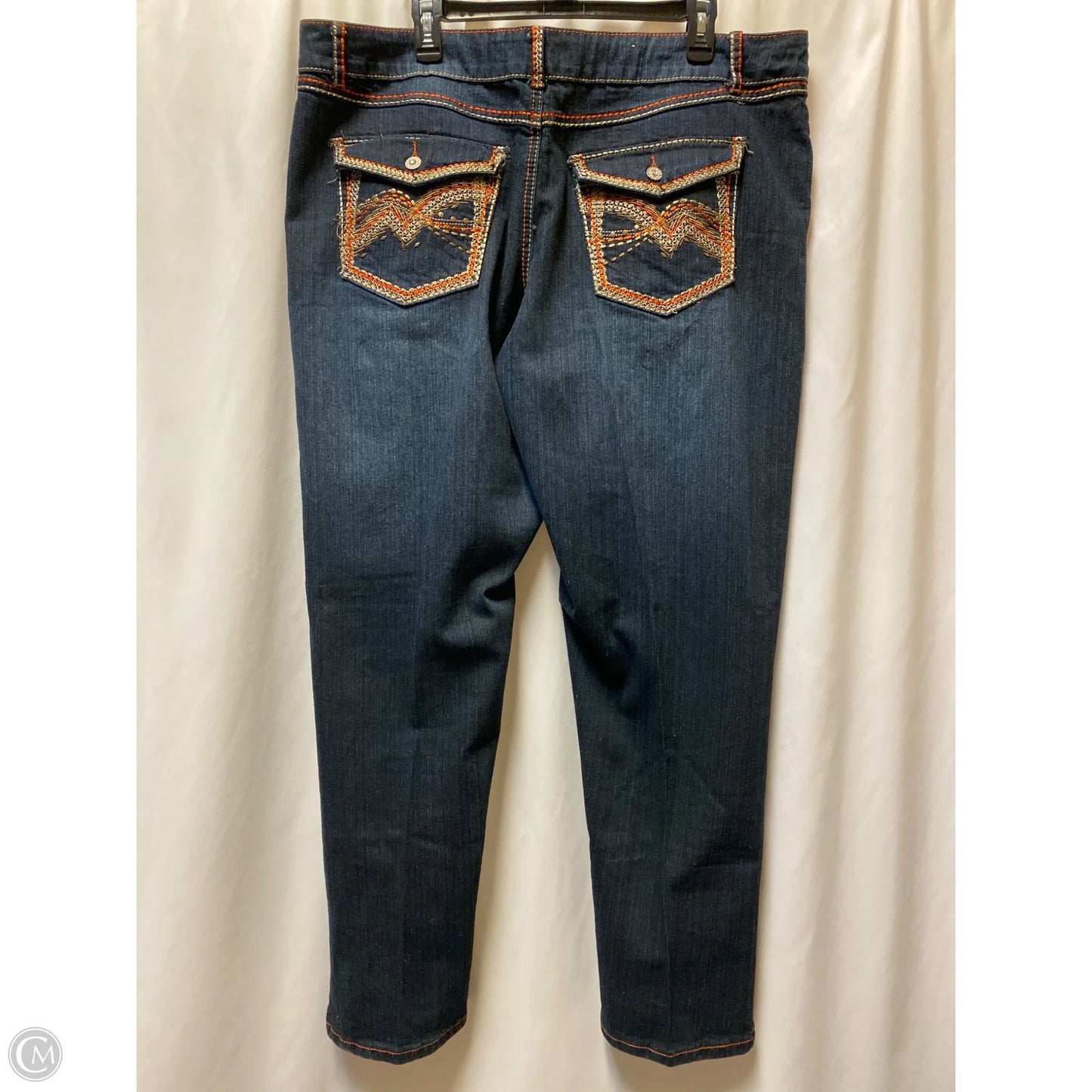 Jeans Straight By Vintageharlem In Navy, Size: 24