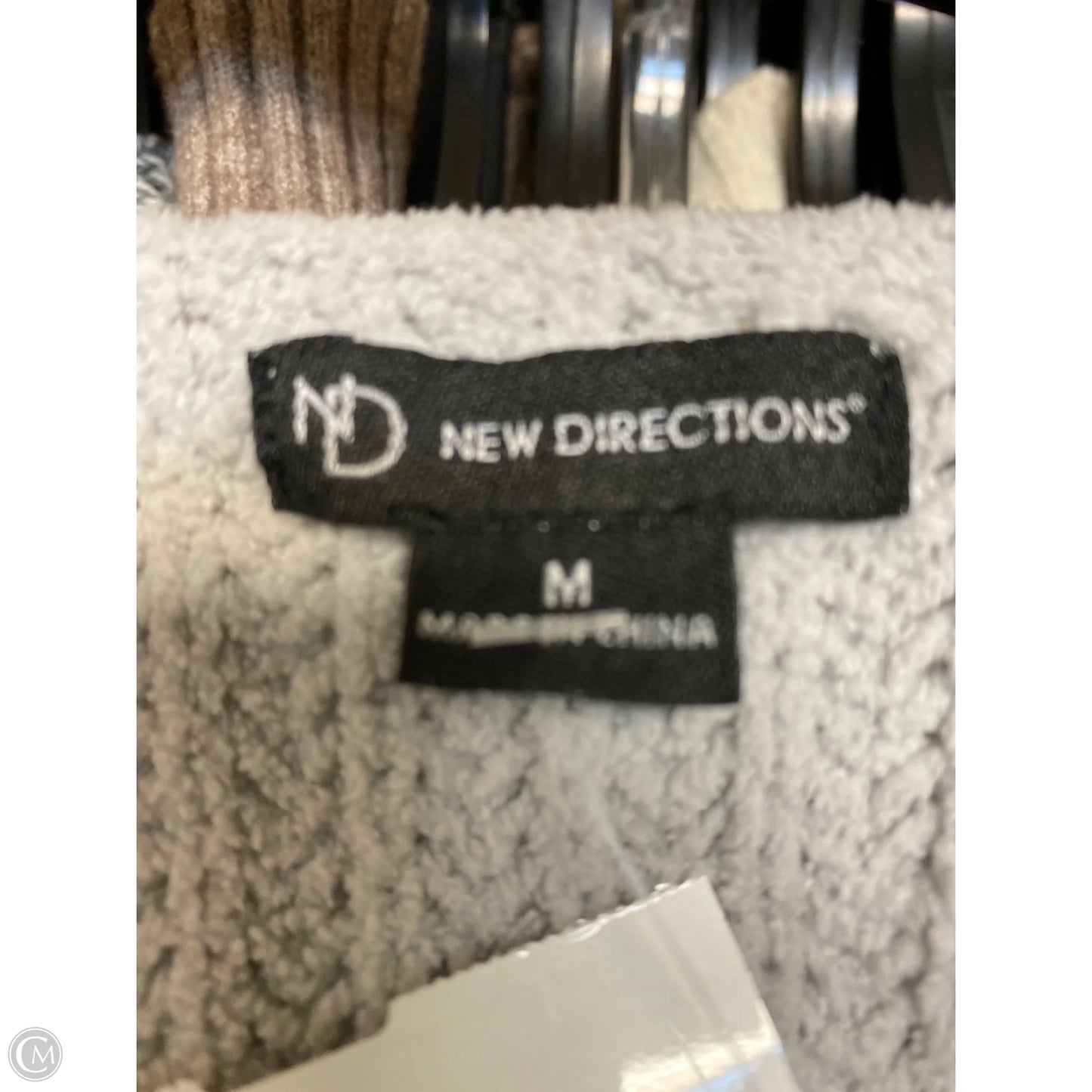 Sweatshirt Collar By New Directions In Grey, Size: M