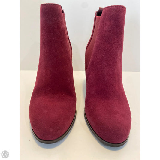 Boots Designer By Michael Kors In Purple, Size: 8.5