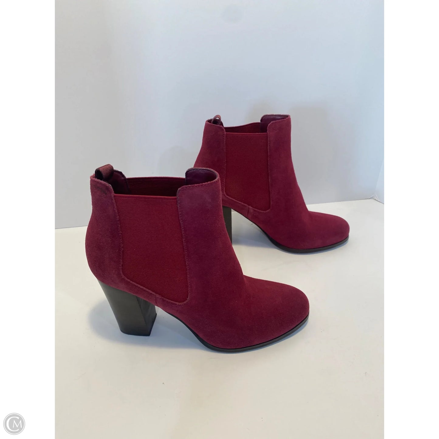 Boots Designer By Michael Kors In Purple, Size: 8.5