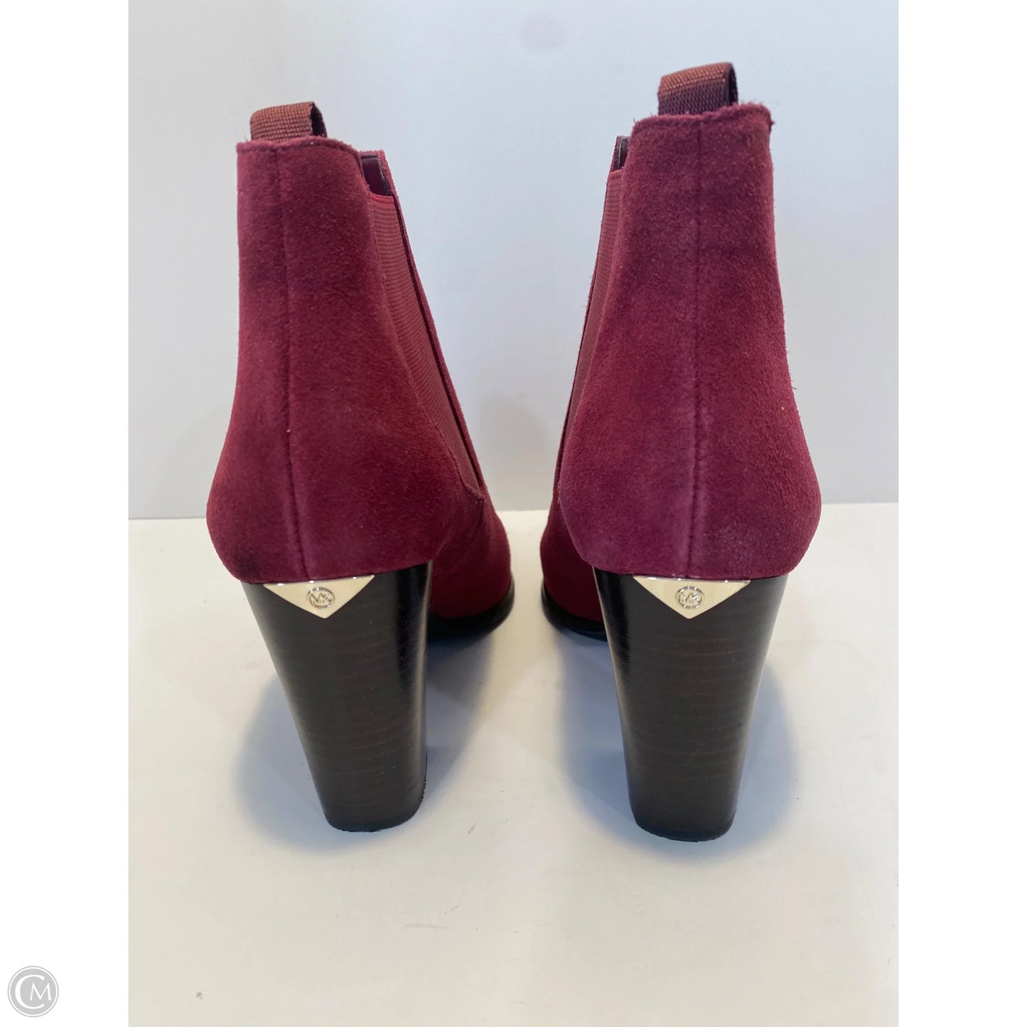Boots Designer By Michael Kors In Purple, Size: 8.5