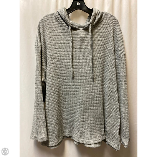 Sweatshirt Hoodie By Serra In Grey, Size: Xl