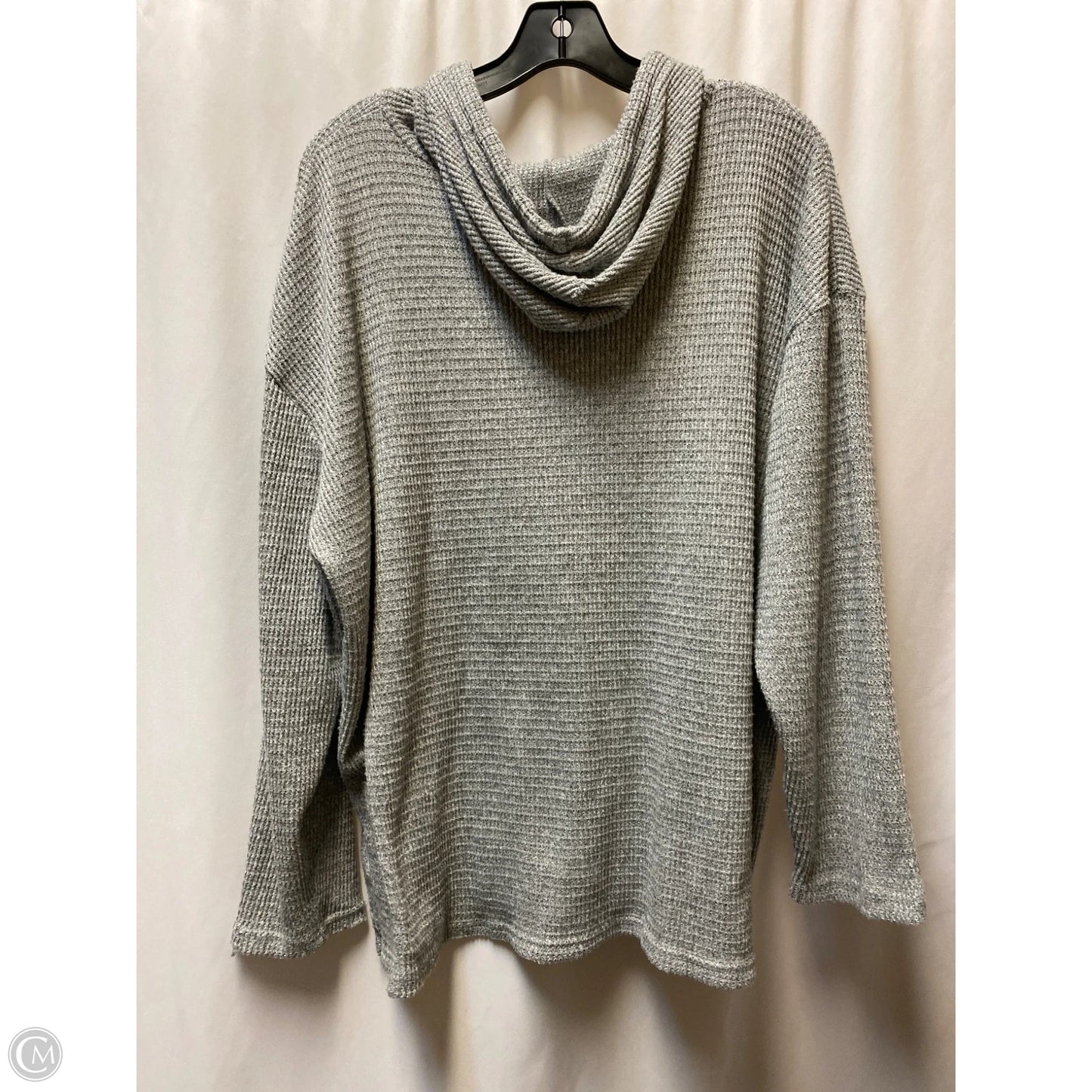Sweatshirt Hoodie By Serra In Grey, Size: Xl