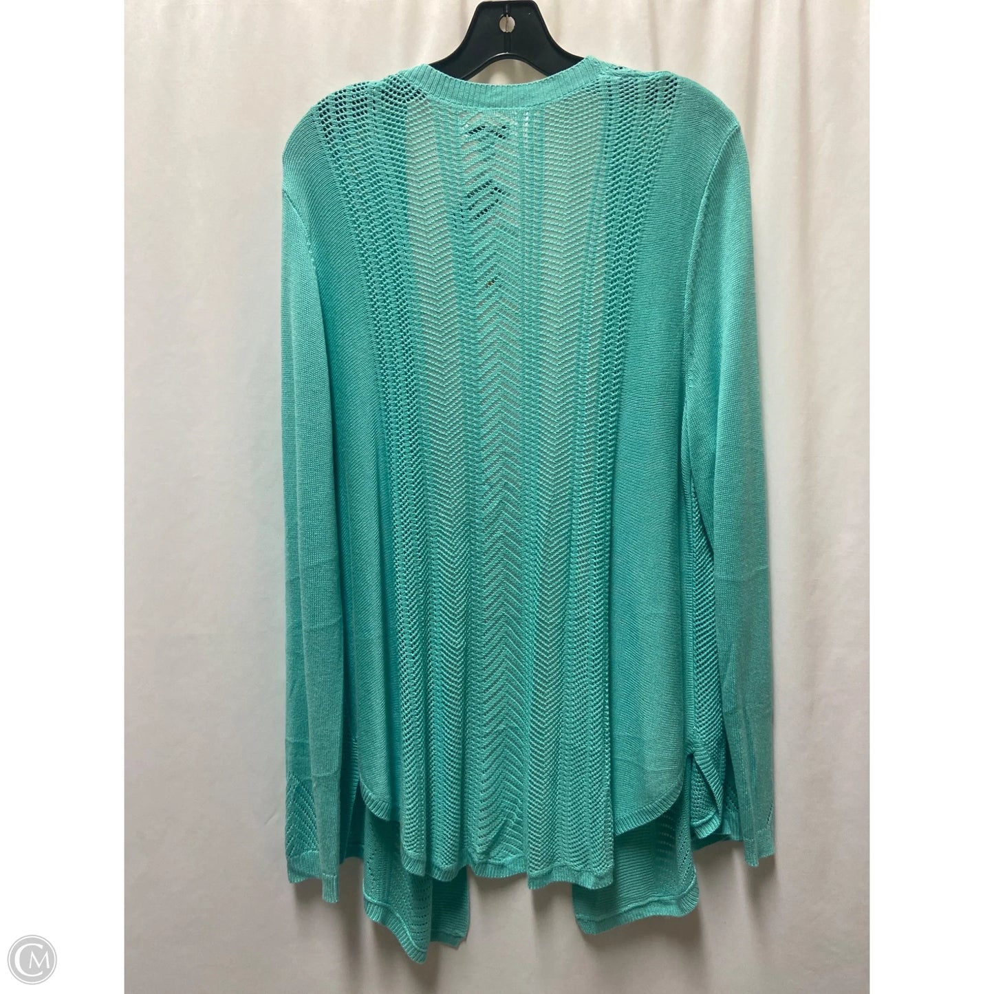 Cardigan By Croft And Barrow In Teal, Size: Xl