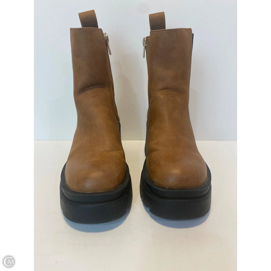Boots Ankle Heels By Ny Collection In Brown, Size: 6