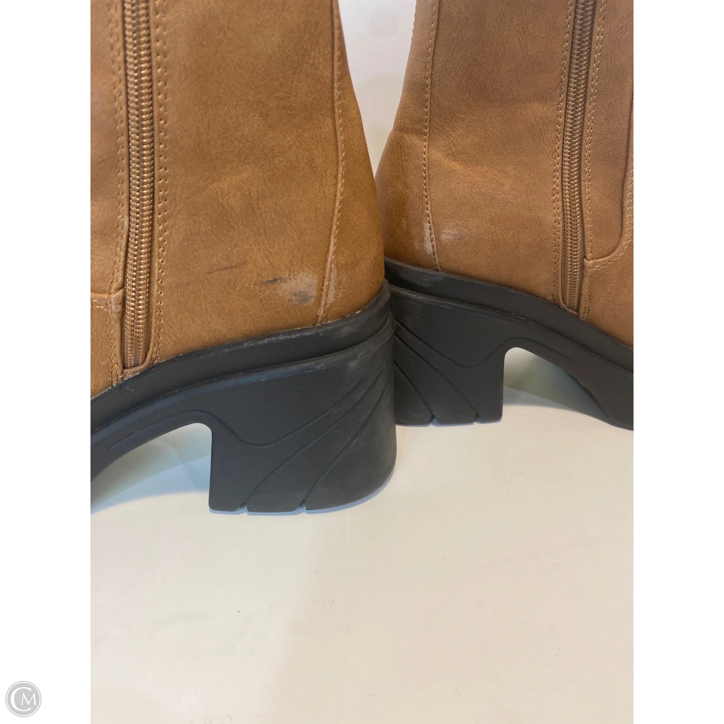 Boots Ankle Heels By Ny Collection In Brown, Size: 6