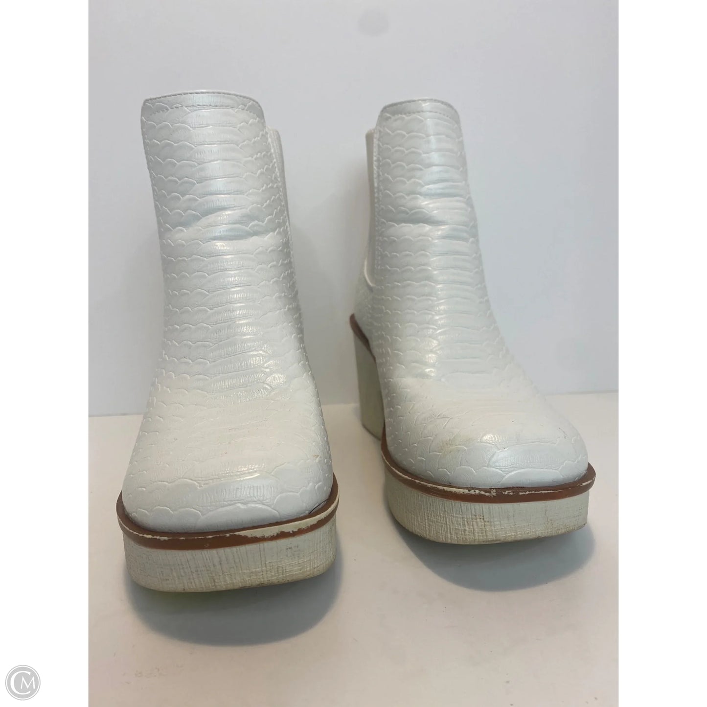 Shoes Heels Block By Pierre Dumas In White, Size: 7