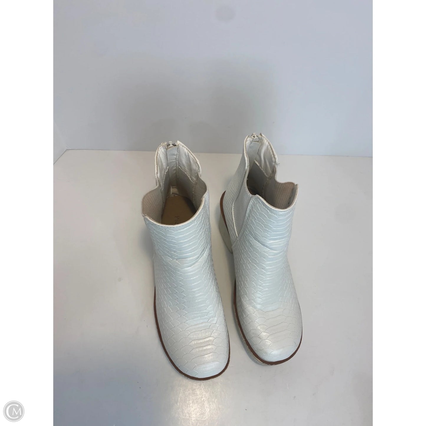 Shoes Heels Block By Pierre Dumas In White, Size: 7