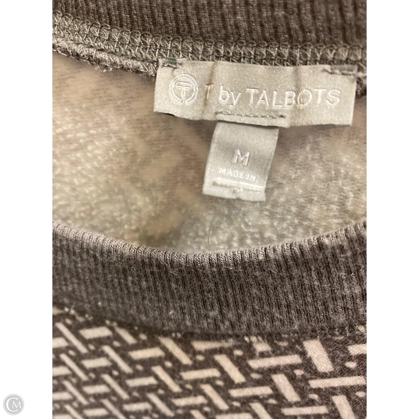 Sweater By Talbots In Grey, Size: M