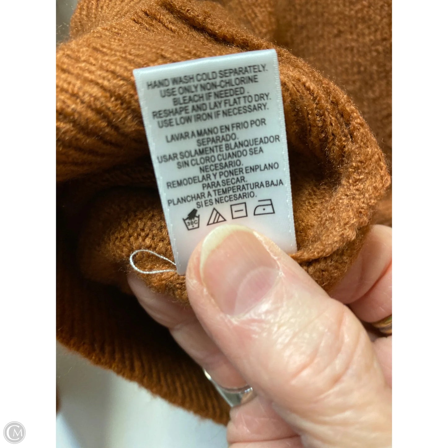 Sweater By Vince Camuto In Brown, Size: M