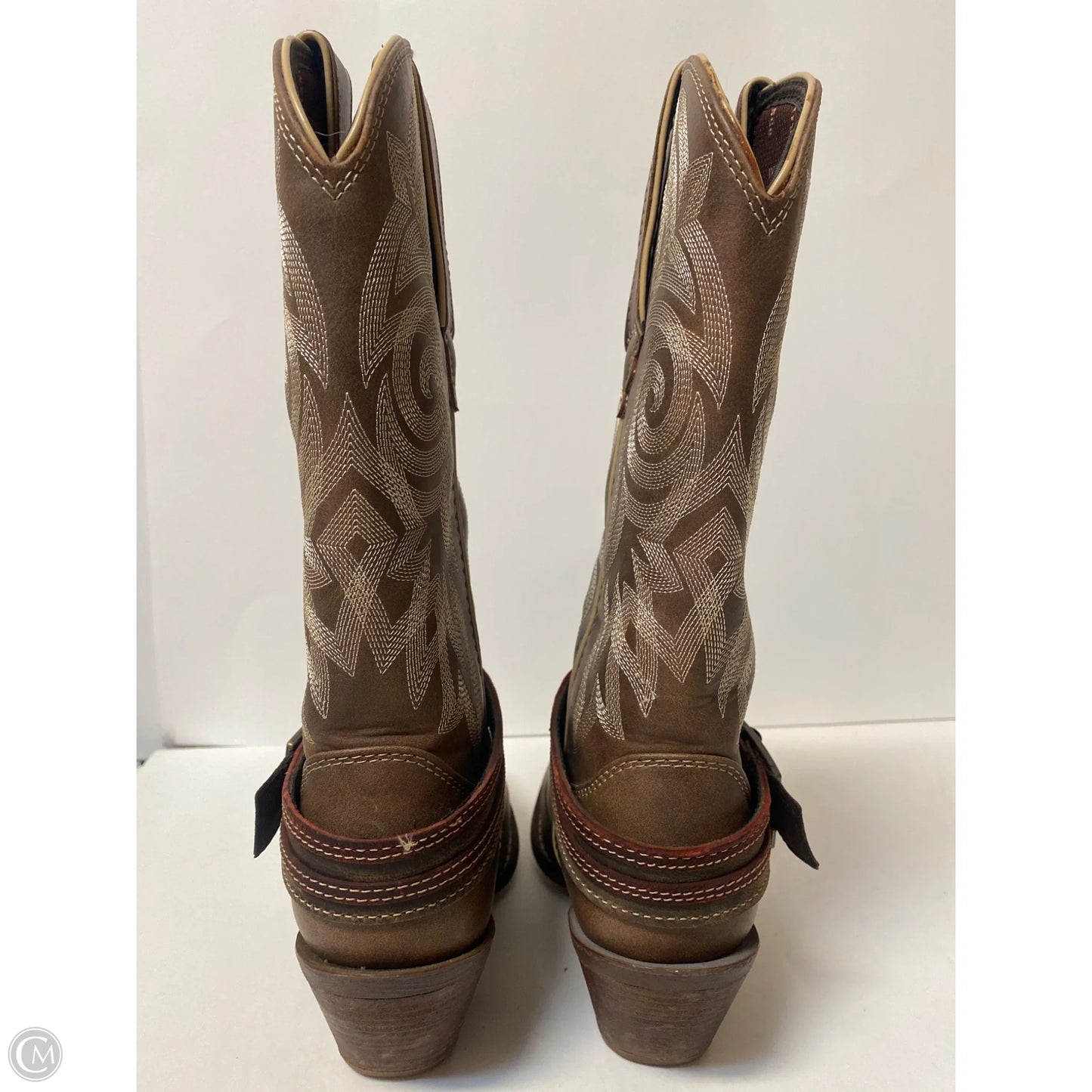 Boots Mid-calf Heels By Durango In Brown, Size: 6.5